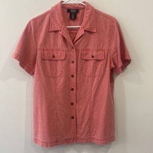 100% Silk Button Up Top